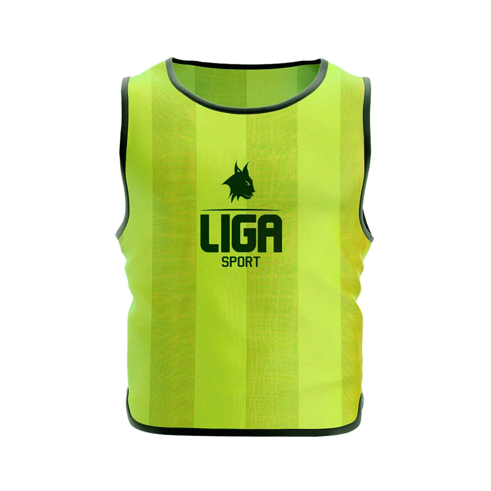 Vesta antrenament Ligasport Mesh, Verde Fluo - imagine 1