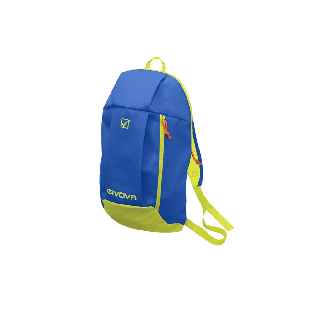 Rucsac sport Givova Capo, Albastru Royal / Galben Fluo - imagine 1
