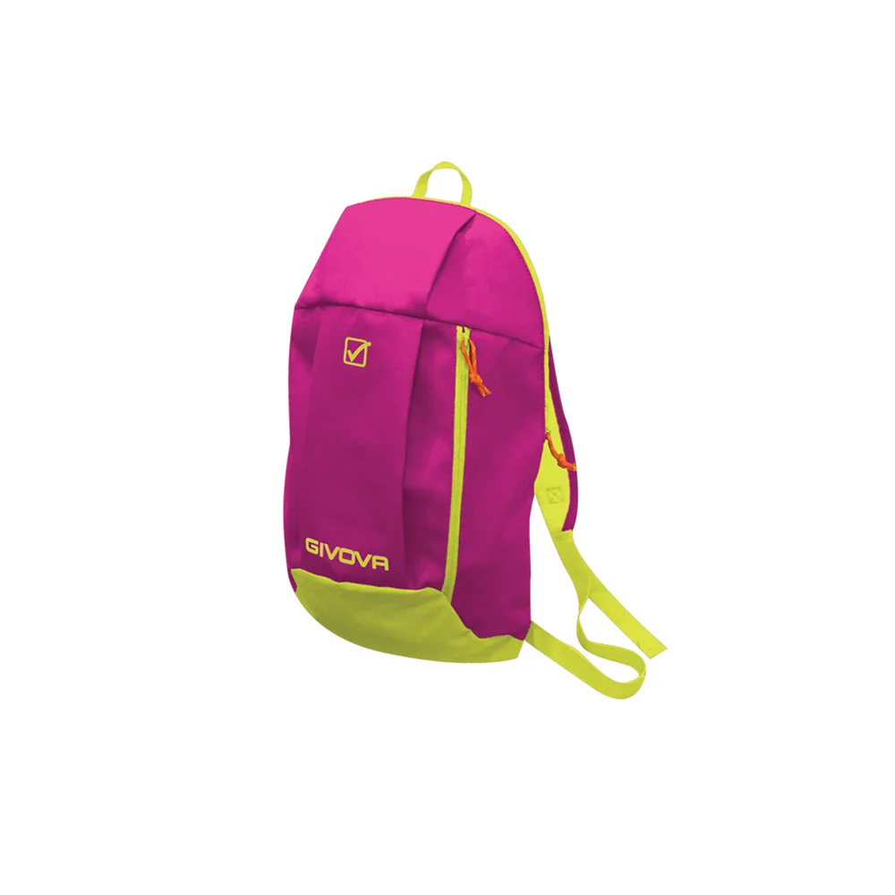 Rucsac sport Givova Capo, Fuxia / Galben Fluo - imagine 1