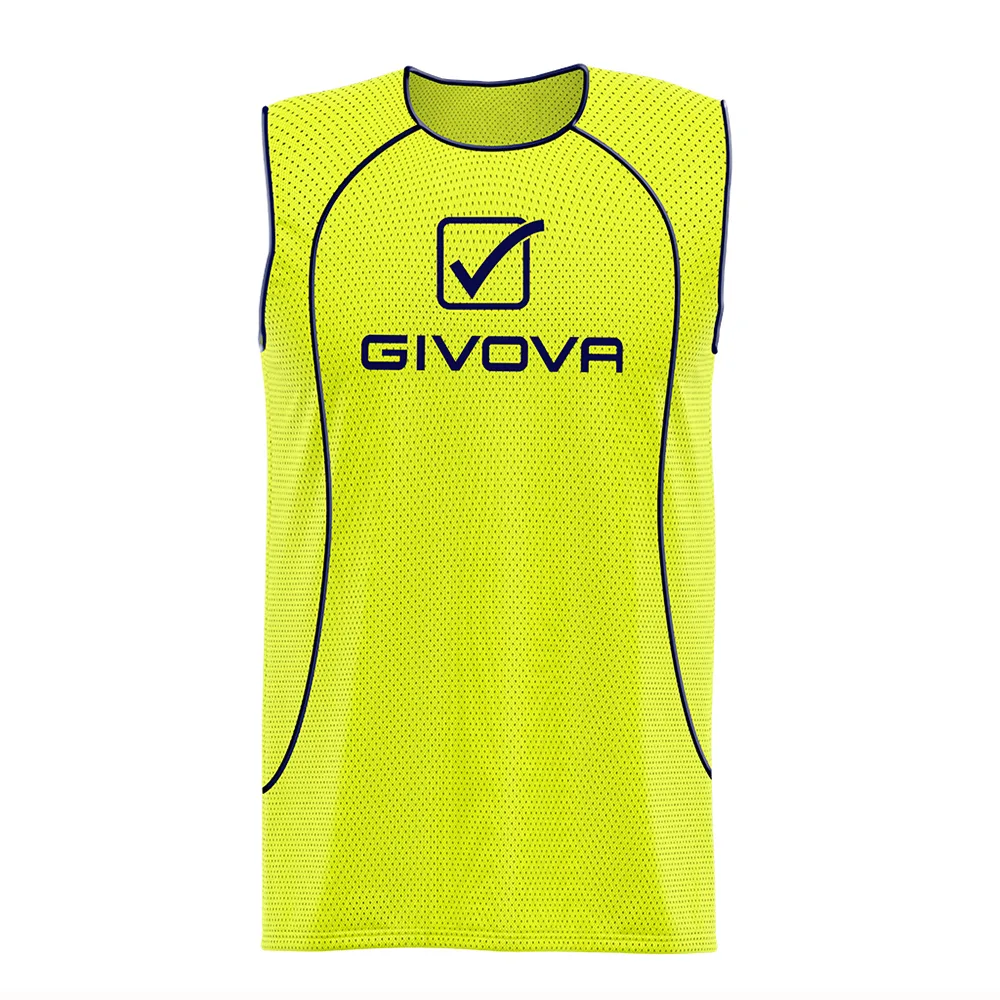 Vesta antrenament Givova Sponsor, Galben Fluo - imagine 1