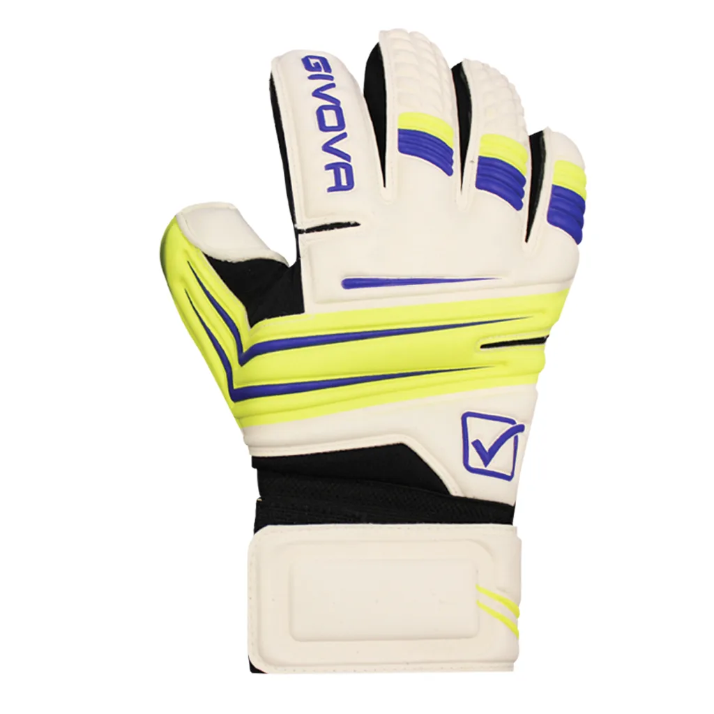 Manusi portar Givova Diamante, Bleumarin / Galben Fluo - imagine 1