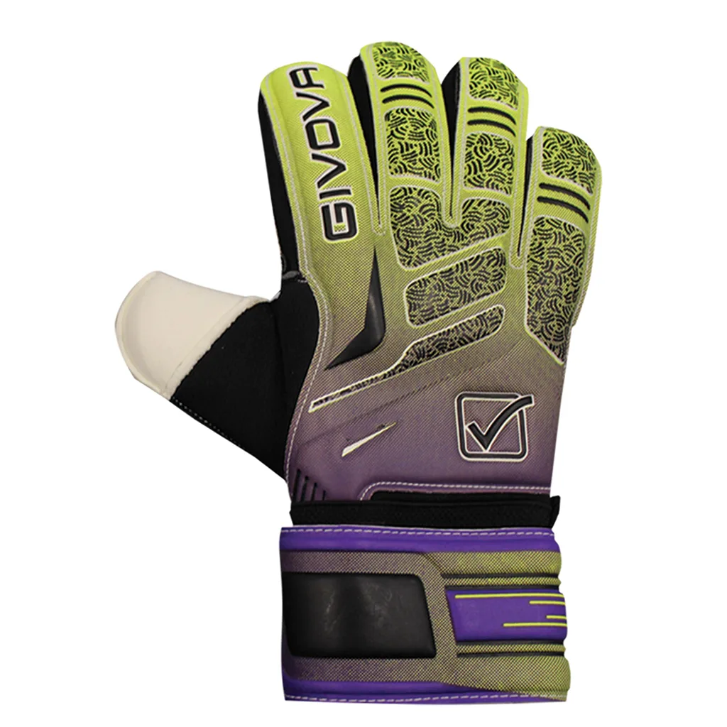 Manusi portar Givova Artiglio, Mov / Galben - imagine 1