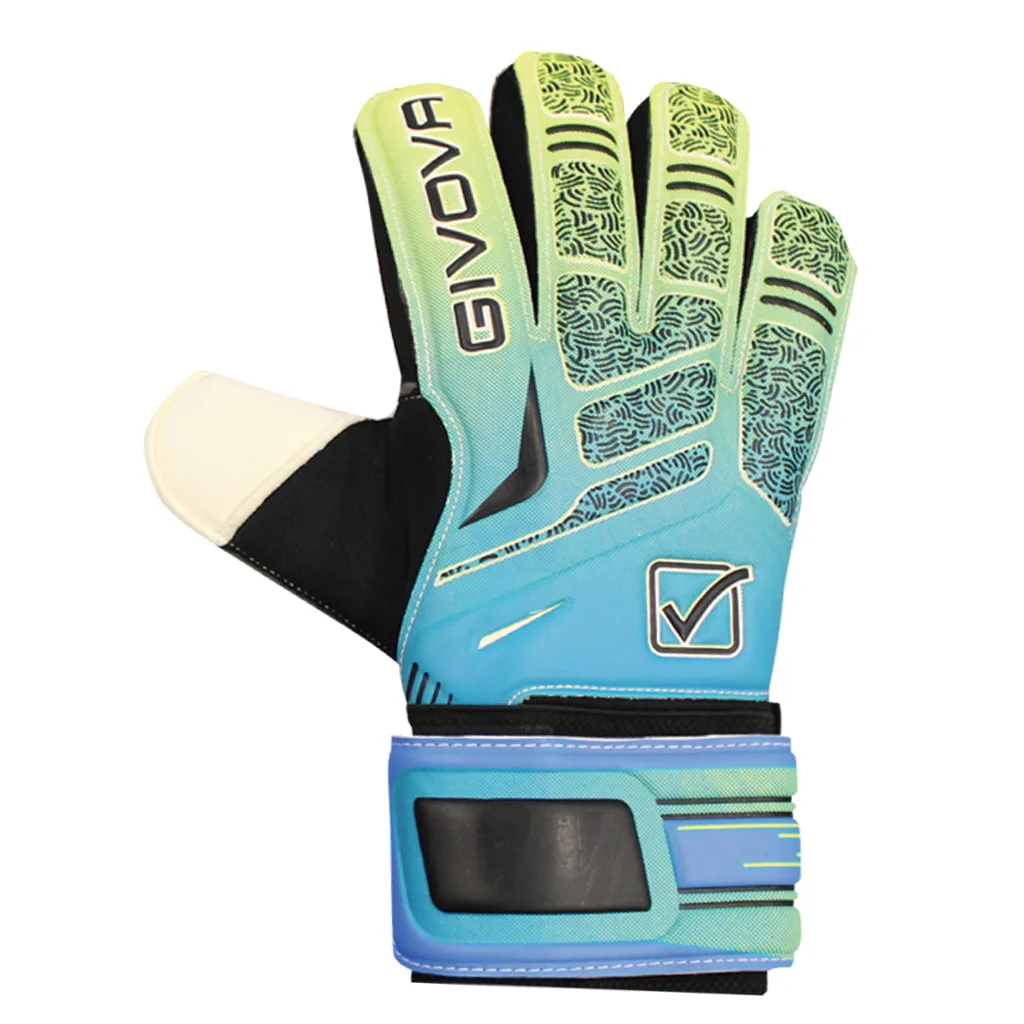 Manusi portar Givova Artiglio, Turcoaz / Galben - imagine 1