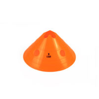 Con perforat antrenament Ligasport, Portocaliu Fluo (15 cm)