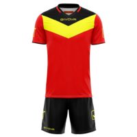 Kit echipament sportiv Givova Campo - Rosu/Galben