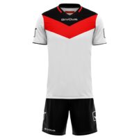 Kit echipament sportiv Givova Campo - Rosu/Negru