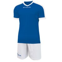 Kit echipament sportiv Givova Revolution, Albastru Royal / Alb