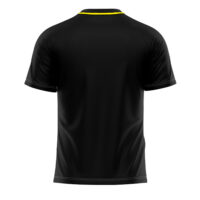 Tricou sport Givova Tratto, Negru / Galben - imagine 5