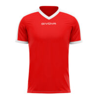 Lichidare lot - Tricou sport Givova Revolution, Rosu / Alb