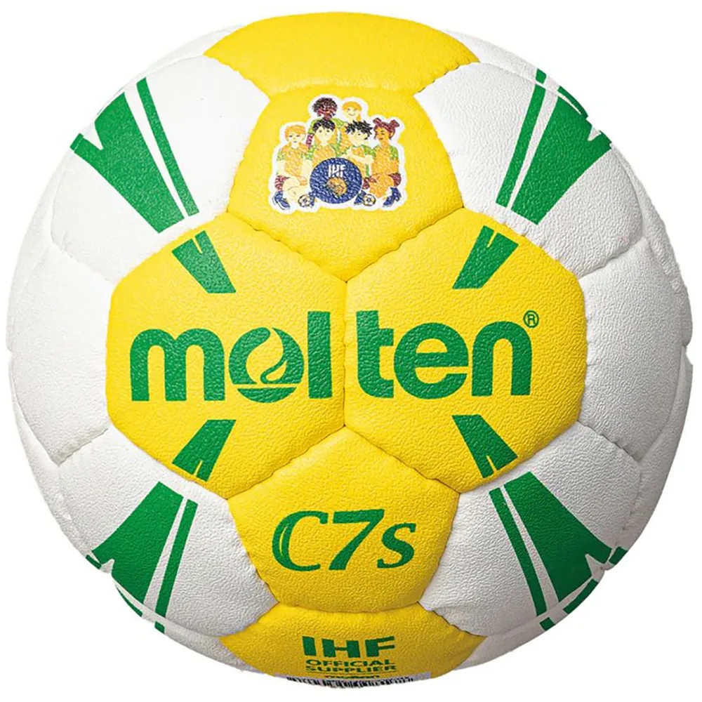 Minge handbal Molten Molten C7s, Alb / Galben (Nr. 00) - imagine 1