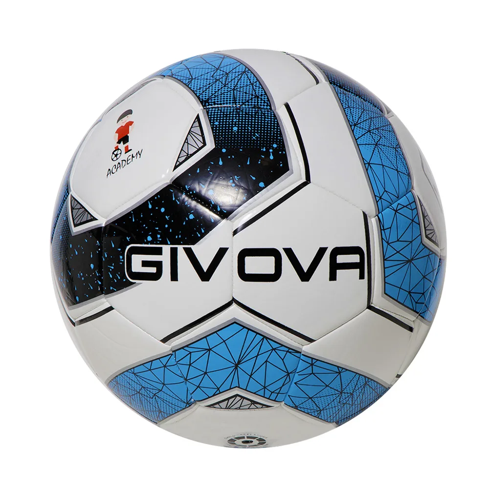 Minge fotbal Givova Academy School, Negru / Albastru Sky (Nr. 3) - imagine 1