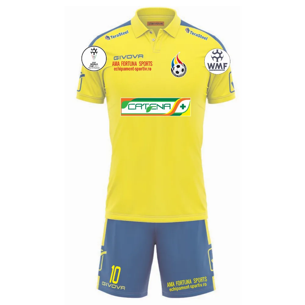 Echipament oficial nationala de minifotbal Romania 2023 - imagine 1