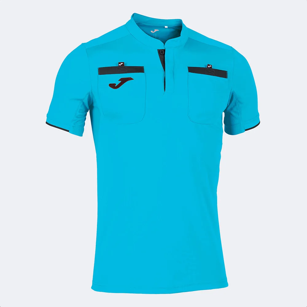 Tricou arbitru Joma Respect II, Turcoaz Fluo - imagine 1