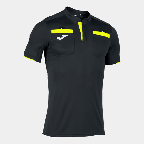 101299.121 Tricou arbitru Joma Respect II, Negru / Galben Fluo - imagine 1