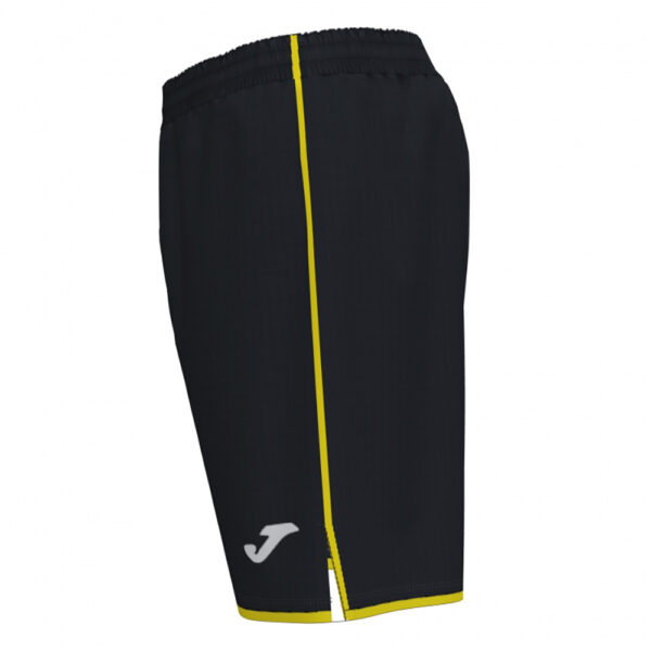 Pantaloni scurti sport Joma Liga, Negru / Galben - imagine 3