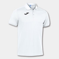 Tricou polo Joma Campus III, Alb