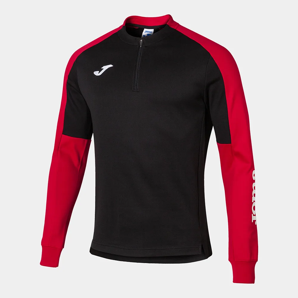 Bluza antrenament Joma Eco Championship, Negru / Rosu - imagine 1