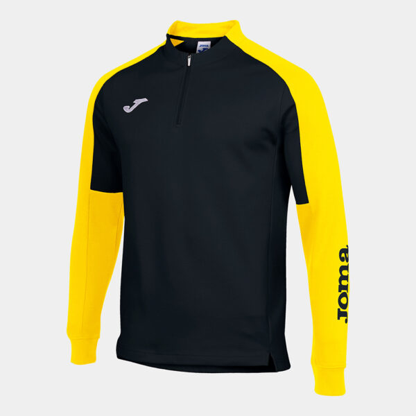 Bluza antrenament Joma Eco Championship, Negru / Galben - imagine 1