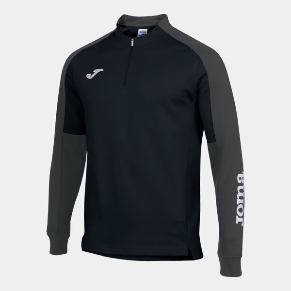 102749.110 Bluza antrenament Joma Eco Championship, Negru / Gri Antracit - imagine 1