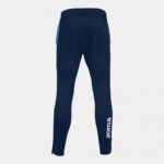 Pantaloni lungi trening Joma Eco Championship, Bleumarin / Turcoaz Fluo - imagine 2