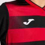 Tricou sport Joma Europa V, Negru / Rosu - imagine 6