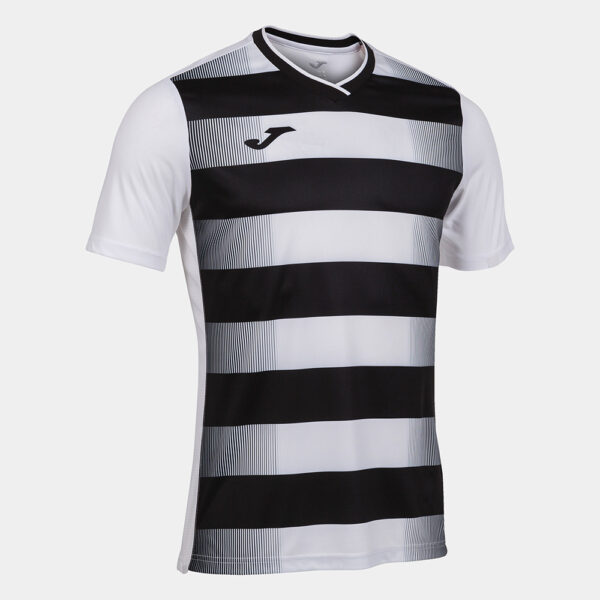 Tricou sport Joma Europa V, Alb / Negru - imagine 1