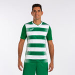Tricou sport Joma Europa V, Verde / Alb - imagine 3