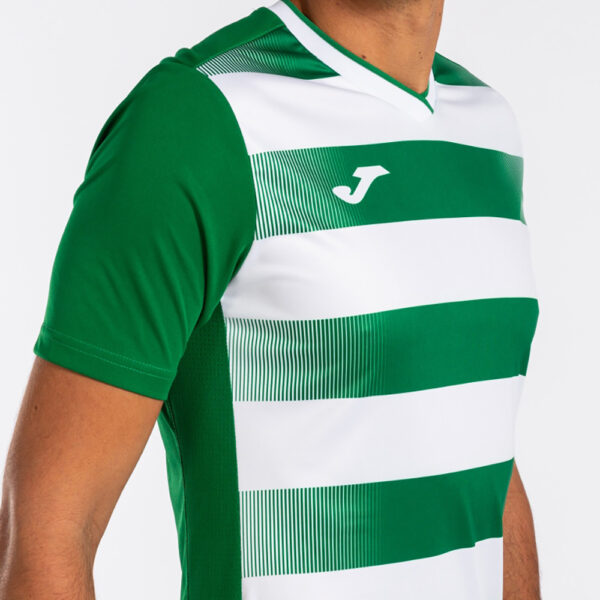 Tricou sport Joma Europa V, Verde / Alb - imagine 5