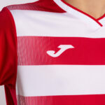 Tricou sport Joma Europa V, Rosu / Alb - imagine 6