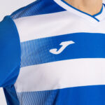 Tricou sport Joma Europa V, Albastru Royal / Alb - imagine 6