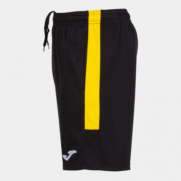 Pantaloni scurti sport Joma Eco Championship, Negru / Galben - imagine 3