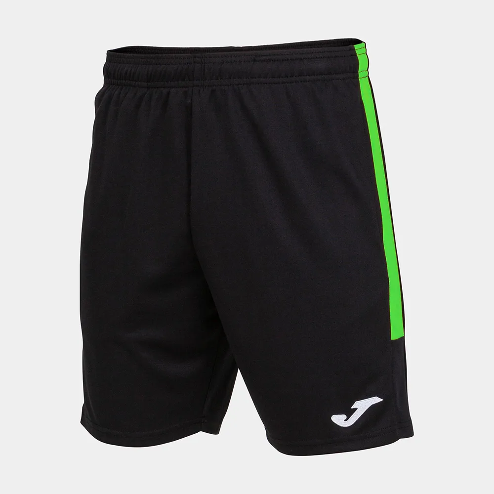 Pantaloni scurti sport Joma Eco Championship, Negru / Verde Fluo - imagine 1