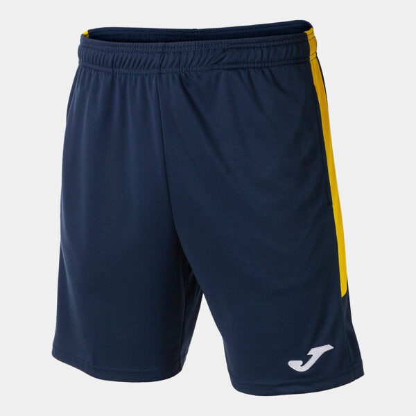 Pantaloni scurti sport Joma Eco Championship, Bleumarin / Galben - imagine 1