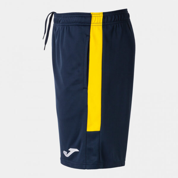 Pantaloni scurti sport Joma Eco Championship, Bleumarin / Galben - imagine 3