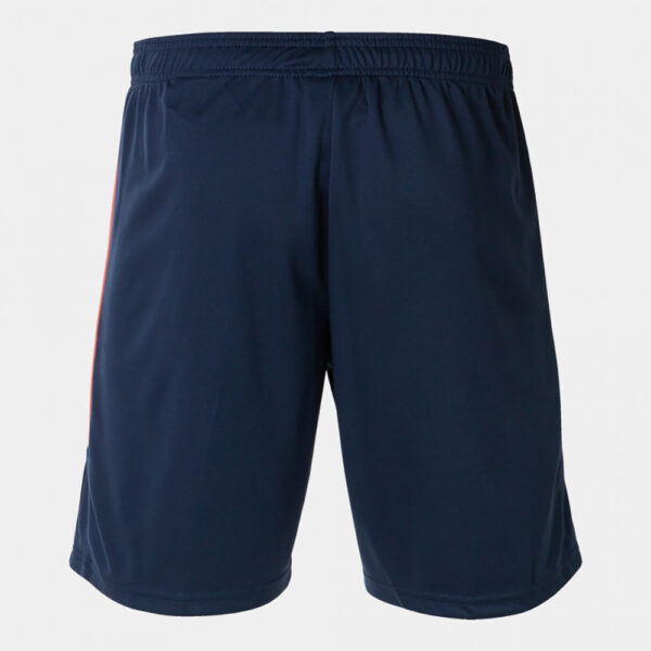 Pantaloni scurti sport Joma Eco Championship, Bleumarin / Portocaliu Fluo - imagine 2