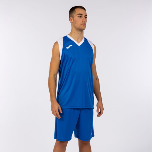 Set echipament baschet Joma Final II, Albastru Royal / Alb - imagine 4