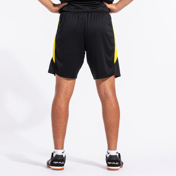 Pantaloni scurti sport Joma Glasgow, Negru / Galben - imagine 11