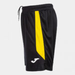 Pantaloni scurti sport Joma Glasgow, Negru / Galben - imagine 3