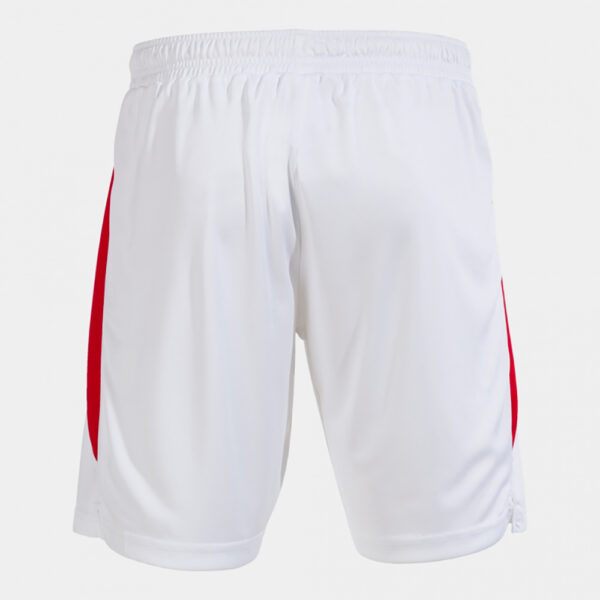 Pantaloni scurti sport Joma Glasgow, Alb / Rosu - imagine 2