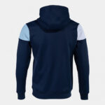 Bluza trening cu gluga Joma Crew V, Bleumarin / Albastru Sky - imagine 2