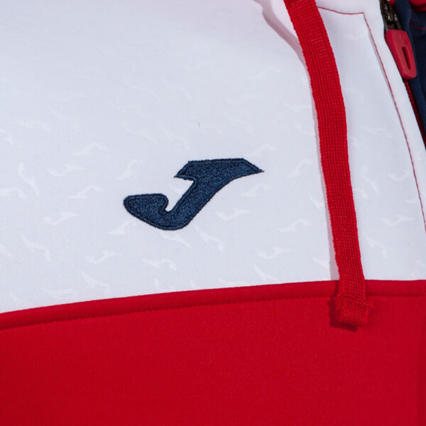 Bluza trening cu gluga Joma Crew V, Rosu / Bleumarin - imagine 4