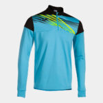 Bluza antrenament Joma Elite X, Turcoaz Fluo / Negru