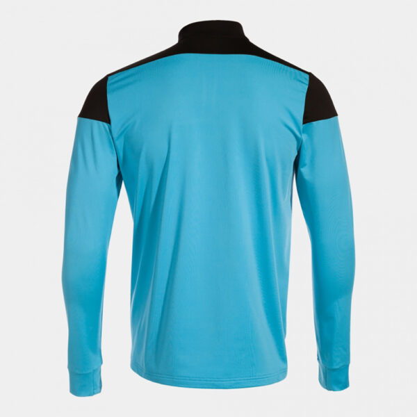 Bluza antrenament Joma Elite X, Turcoaz Fluo / Negru - imagine 2