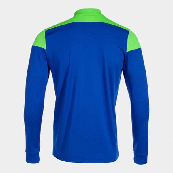 Bluza antrenament Joma Elite X, Albastru Royal / Verde Fluo - imagine 2