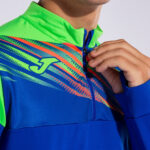 Bluza antrenament Joma Elite X, Albastru Royal / Verde Fluo - imagine 7