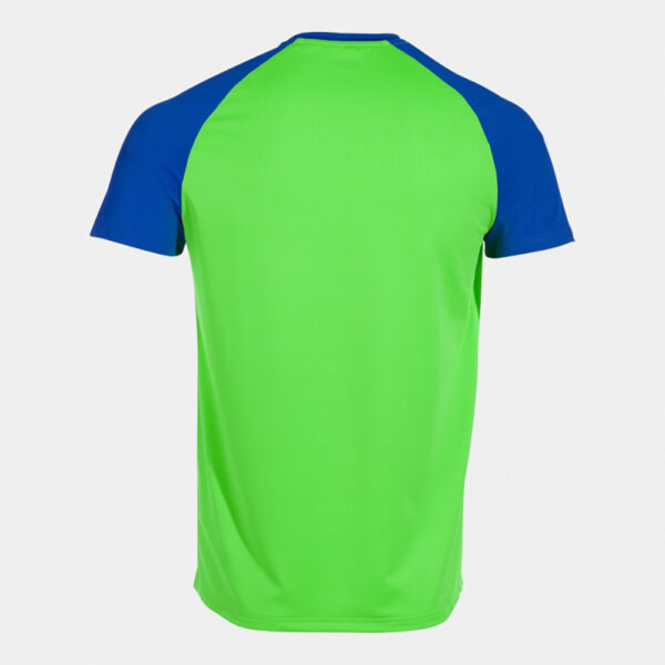 Tricou alergare Joma Elite X, Verde Fluo / Albastru Royal - imagine 2