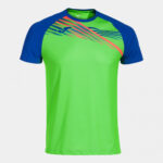 Tricou alergare Joma Elite X, Verde Fluo / Albastru Royal - imagine 3