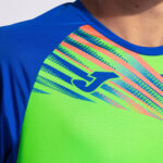 Tricou alergare Joma Elite X, Verde Fluo / Albastru Royal - imagine 6