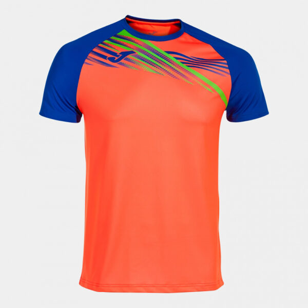 Tricou alergare Joma Elite X, Coral / Albastru Royal - imagine 3