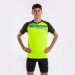 Tricou alergare Joma Elite X, Galben Fluo / Negru - imagine 4